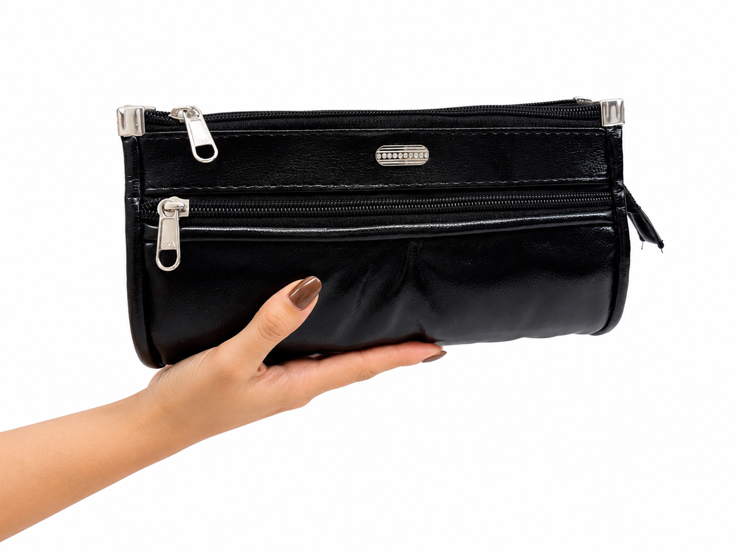 Multiple Pocket  Artificial Leather Clutch for Women