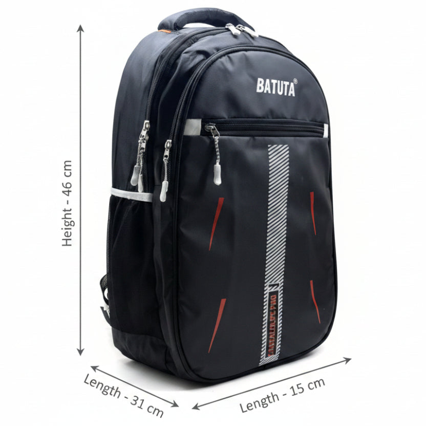 Men’s Stylish Laptop Backpack | Multi-Compartment Travel & Office Bag with Padded Laptop Sleeve, Water Bottle Holder & Adjustable Straps