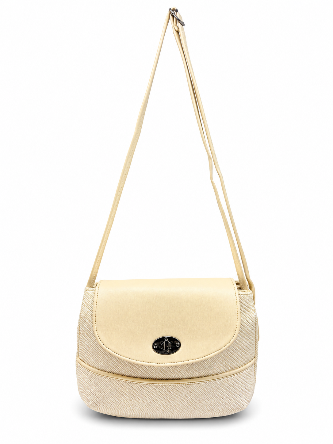 Women’s Stylish Textured Sling Bag | Crossbody Shoulder Bag with Magnetic Flap Closure | Multi-Compartment Everyday Handbag