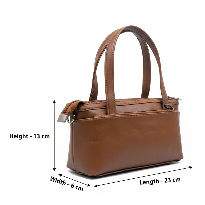 Women Mini Handbag with Sling Strap | Small Stylish Hand Carry Bag | Multi Compartment