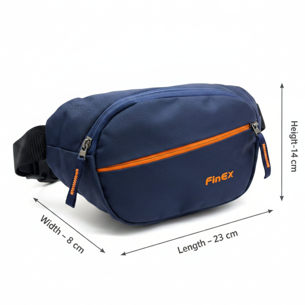 Waist Bag for Men & Women Water-Resistant Travel Fanny Pack Adjustable Belt Crossbody Chest Bag