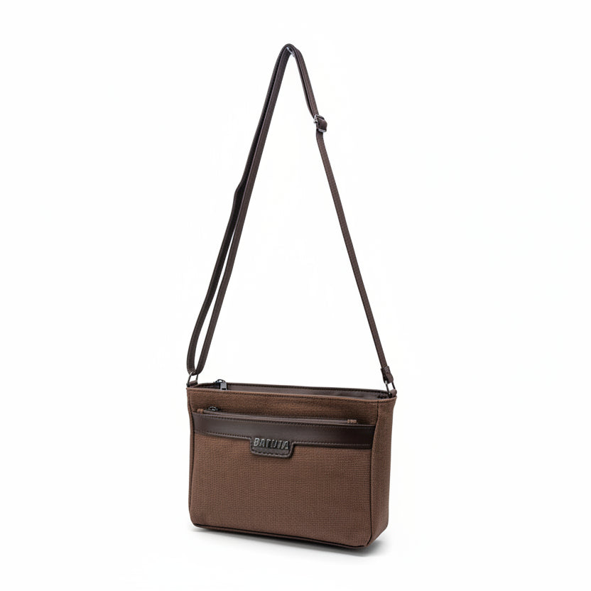 BATUTA HUB Women Crossbody Sling Bag | Premium PU Leather Small Side Bag for Girls & Ladies | Adjustable Strap | Multiple Zipper Pockets | Lightweight Daily Use Purse