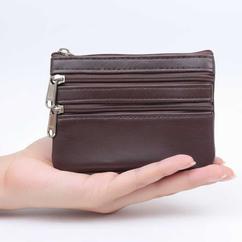 Coin Purse Genuine Leather Organiser Card Holder Pouch Case Wallets Blouse Purse for Women and Girls Pack of one