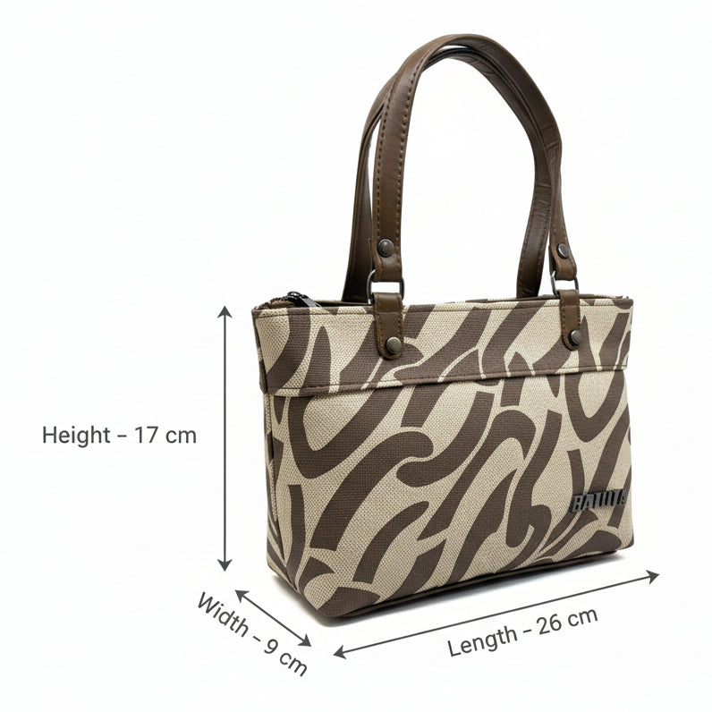 BATUTA HUB Small Hand Bag for Women, PU Leather, Stylish and Lightweight, Top Hand Held Bag