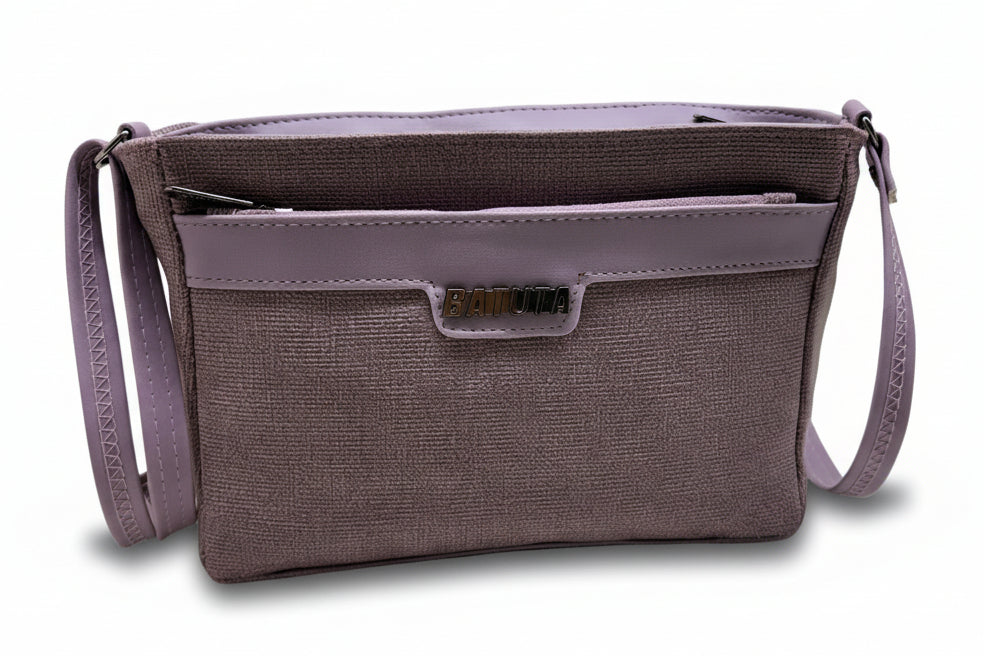 BATUTA HUB Women Crossbody Sling Bag | Premium PU Leather Small Side Bag for Girls & Ladies | Adjustable Strap | Multiple Zipper Pockets | Lightweight Daily Use Purse