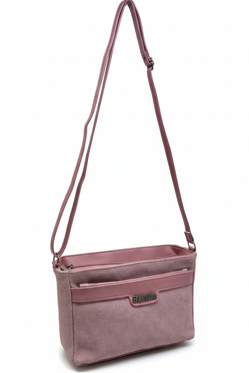 BATUTA HUB Women Crossbody Sling Bag | Premium PU Leather Small Side Bag for Girls & Ladies | Adjustable Strap | Multiple Zipper Pockets | Lightweight Daily Use Purse