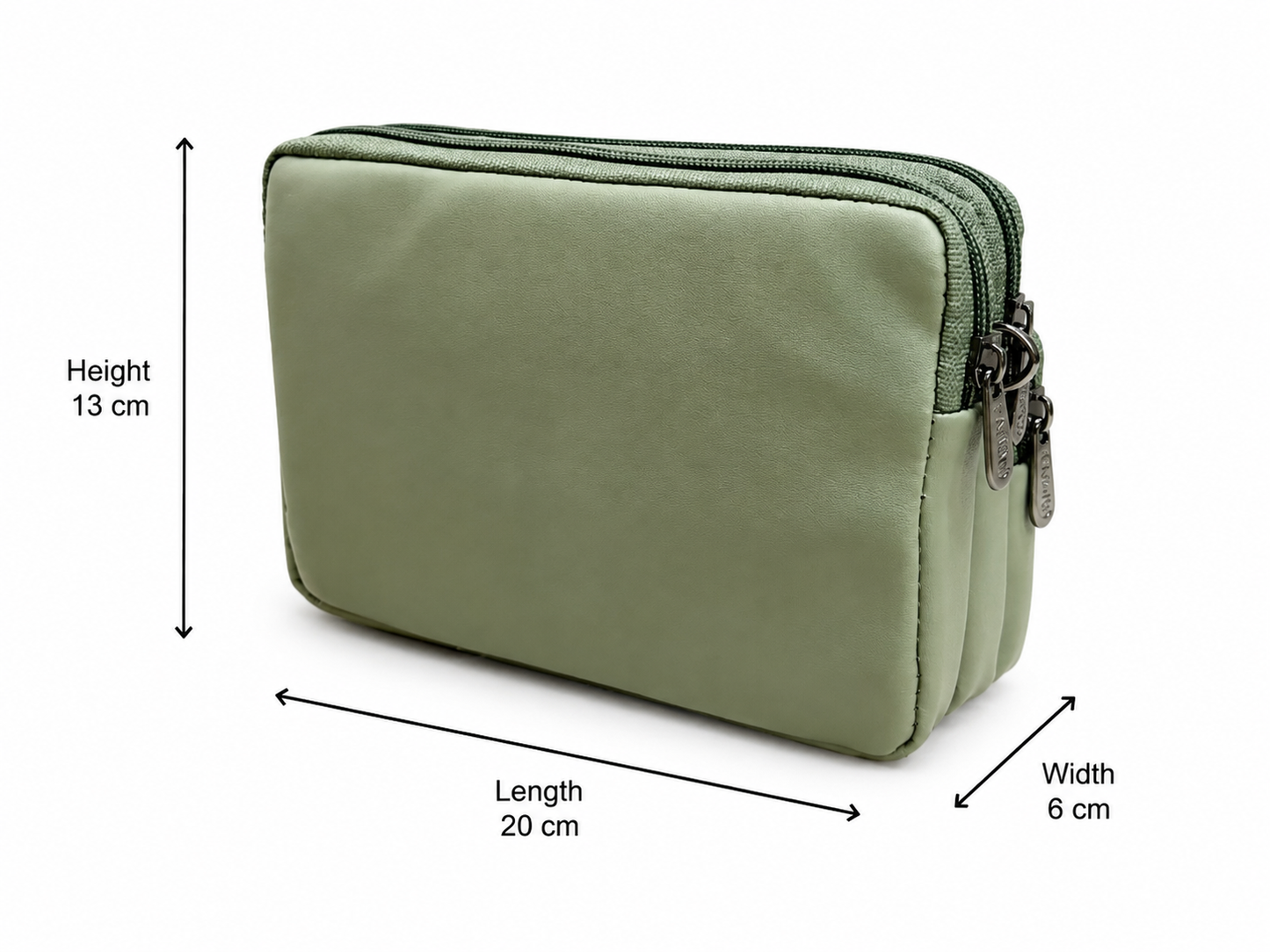 Women's Premium Crossbody Sling Bag | Triple Zip | Spacious Everyday Shoulder Bag