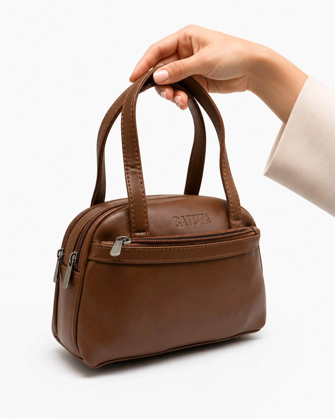 BATUTA HUB  Small Hand Bag for Women, PU Leather, Stylish and Lightweight, Top Hand Held Bag