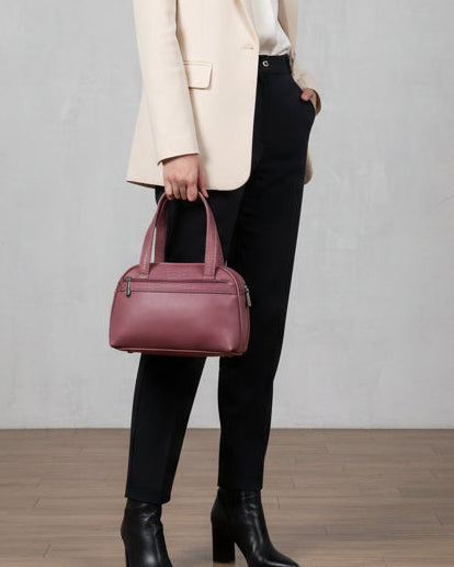 BATUTA Small Hand Bag for Women, PU Leather, Stylish and Lightweight, Top Hand Held Bag