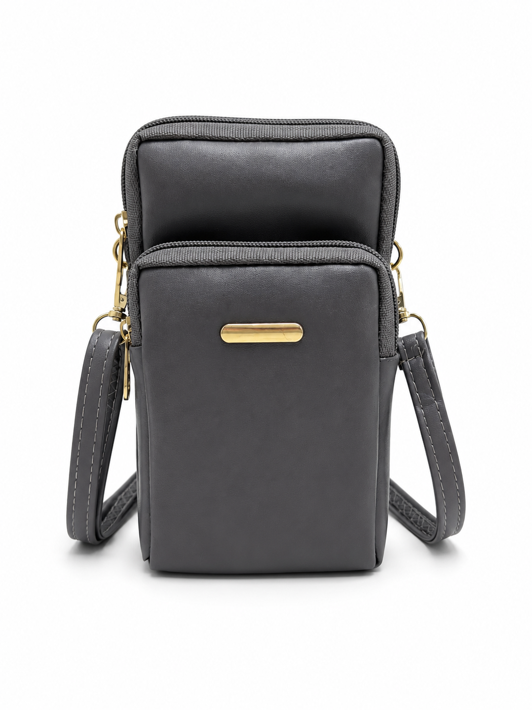 BATUTA HUB Women’s Mobile Sling Bag | Multi Pocket Crossbody Bag | 3 Zip Compartments | Adjustable Shoulder Strap Compact Travel Organizer Purse for Daily Use
