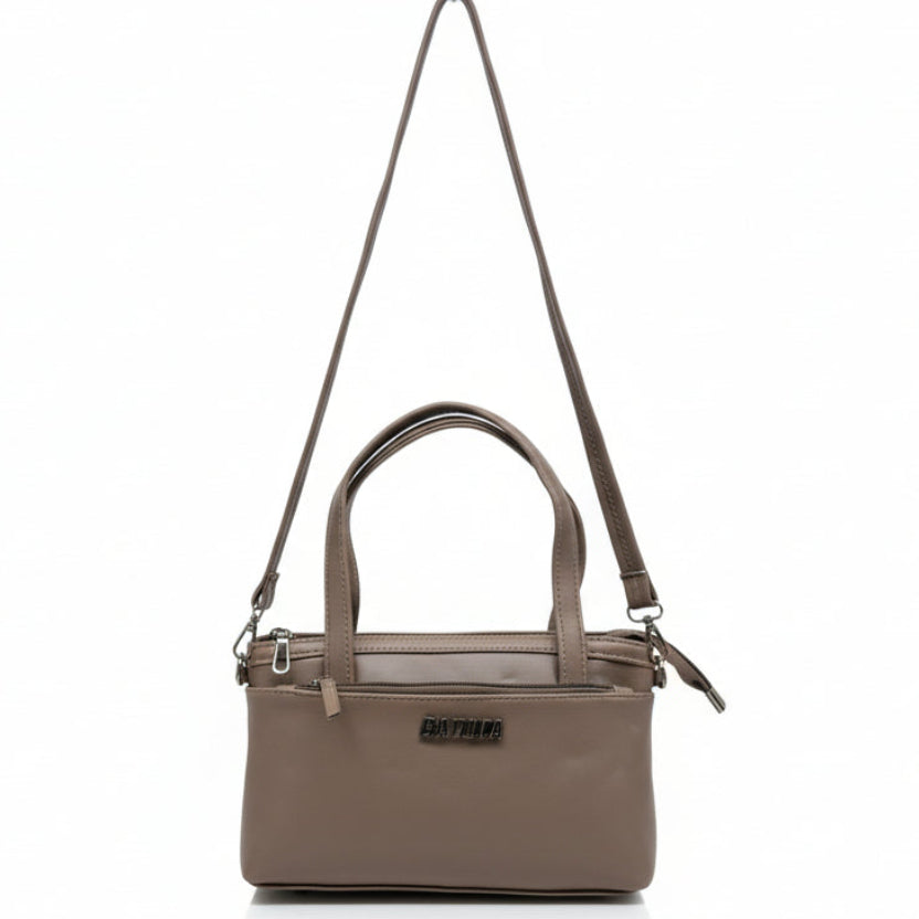 Women Mini Handbag with Sling Strap | Small Stylish Hand Carry Bag | Multi Compartment