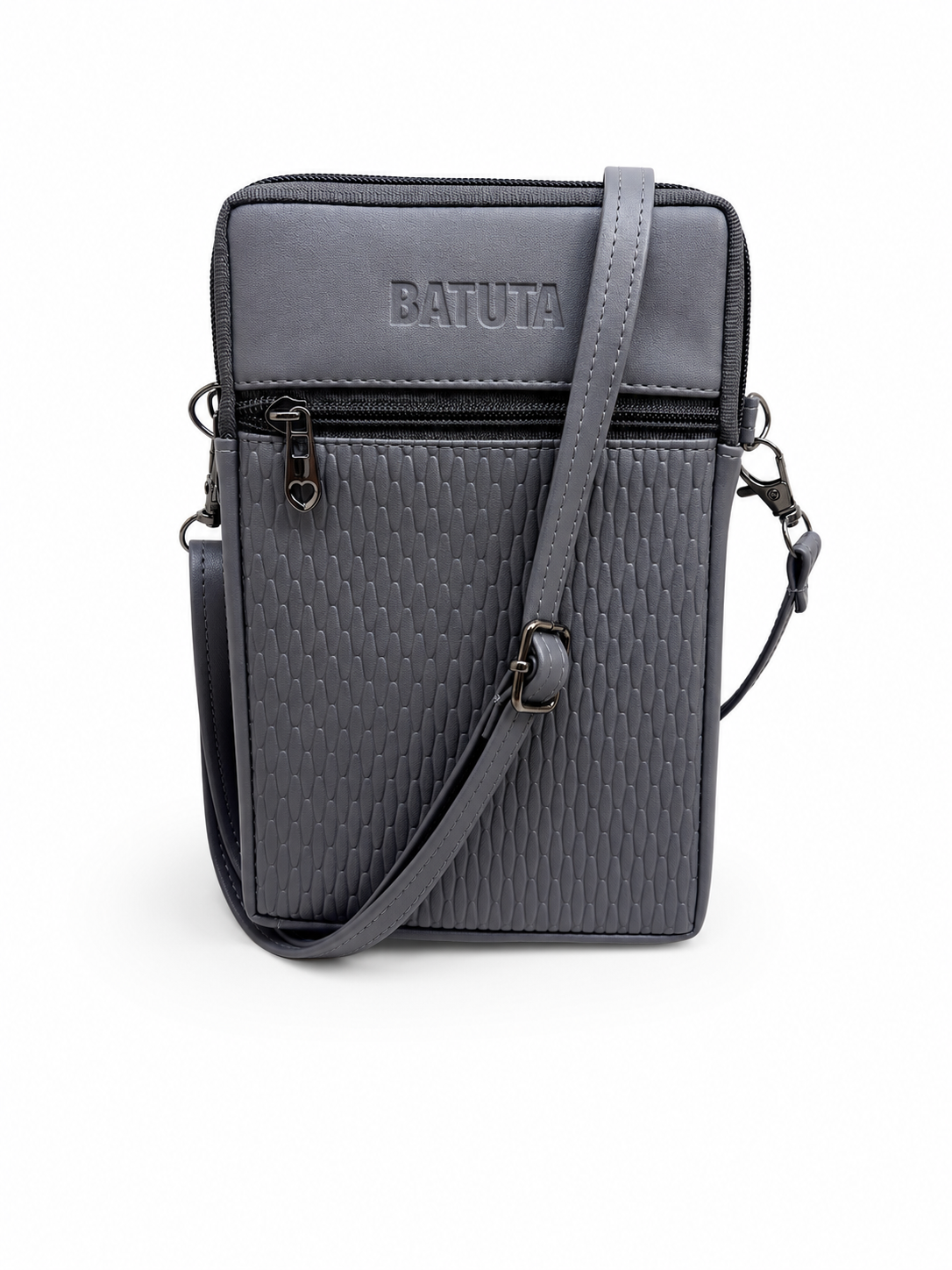 BATUTA HUB Women Crossbody Sling Bag | Premium PU Leather Small Size Bag for Girls & Ladies | Adjustable Strap | Multiple Zipper Pockets | Lightweight Daily Use Purse