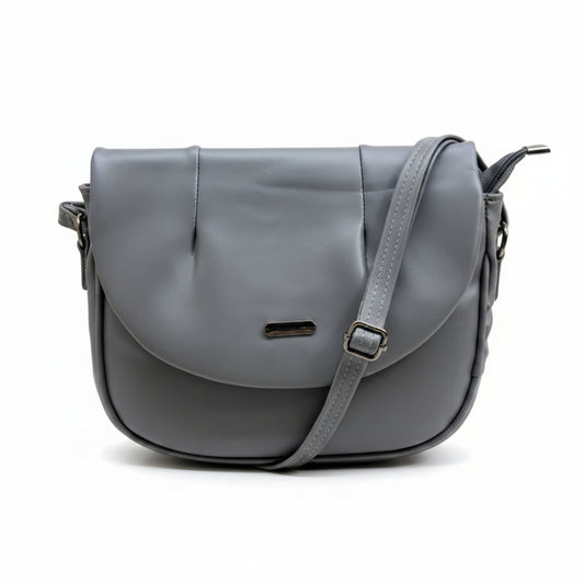 Elegant Flap Closure Crossbody Shoulder Bag with Multiple Compartments