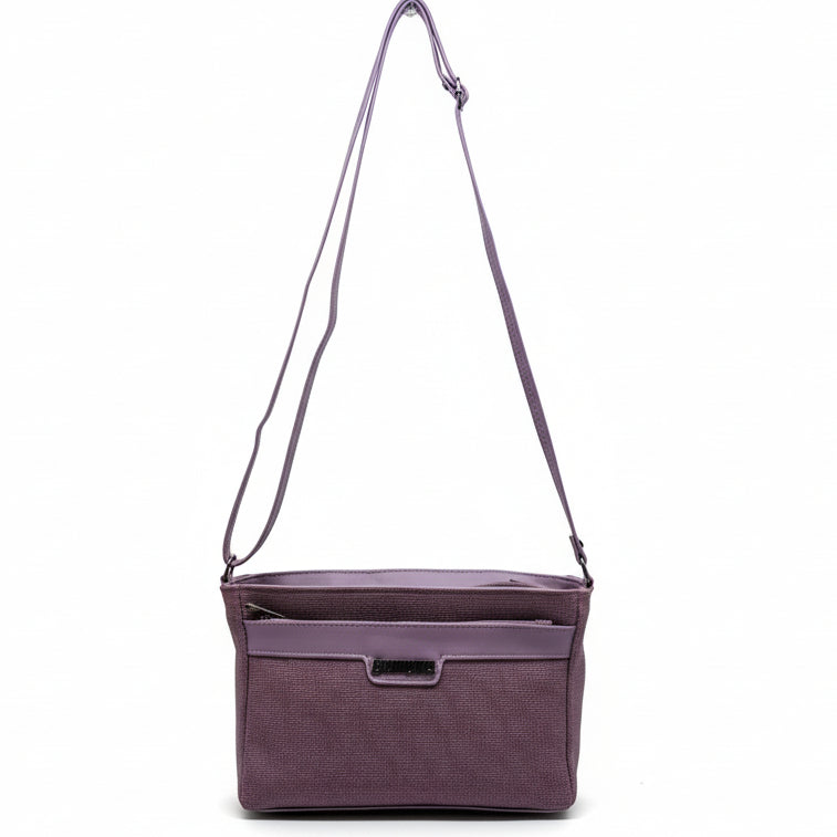 BATUTA HUB Women Crossbody Sling Bag | Premium PU Leather Small Side Bag for Girls & Ladies | Adjustable Strap | Multiple Zipper Pockets | Lightweight Daily Use Purse