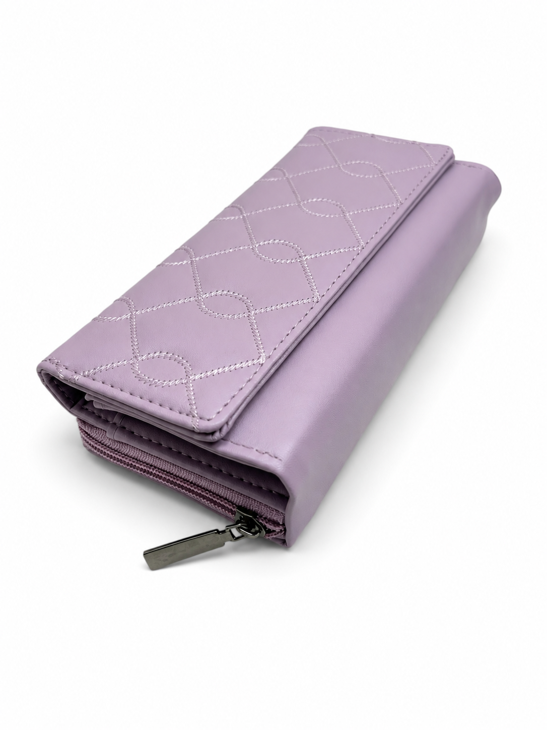 BATUTA Women’s Long Wallet | PU Leather Clutch Wallet for Women | 2 Zip | Multiple Card Slots | Cash & Mobile Holder