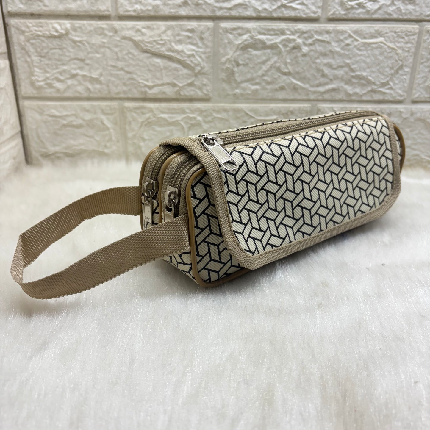 BATUTA HUB Large Size Pencil Case Holder Pouch Pen Bag Marker Stationary Pouch Case 3 Zipper Stationery Case Pen Holde Pencil Pouch