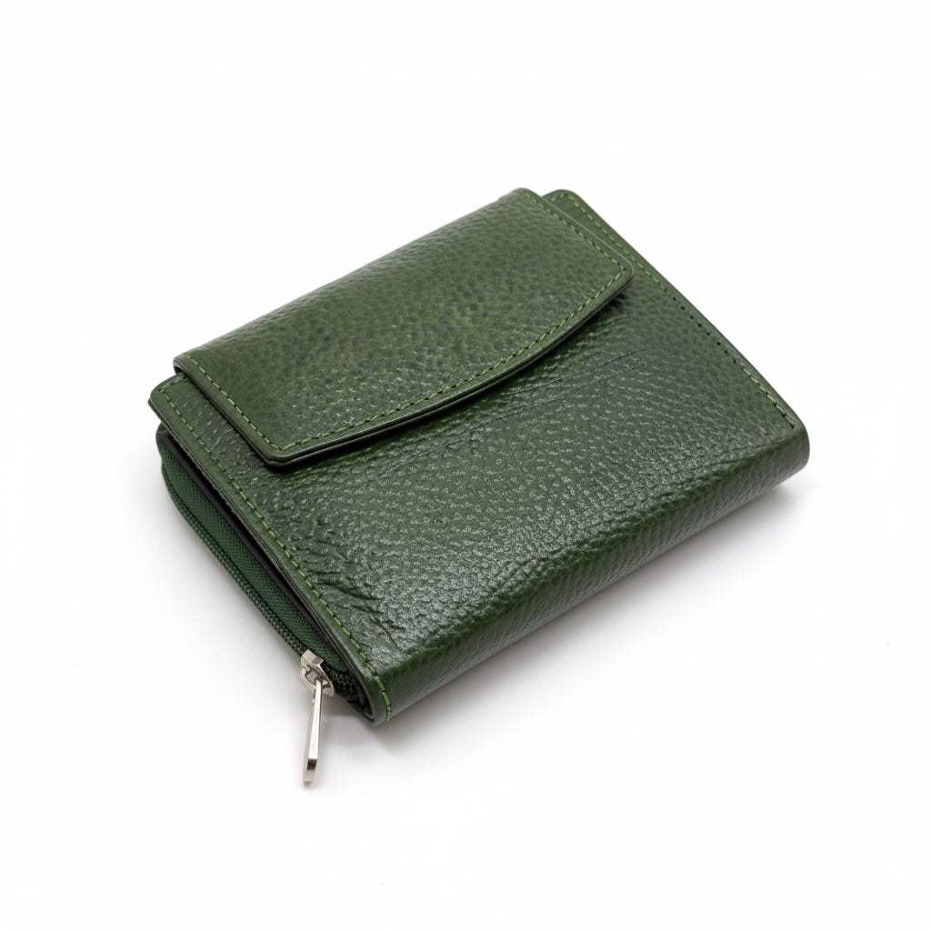 BATUTA Genuine Leather Ladies Wallet for Woman with 8 Card Slots - Clutch Purse for Girl, Wallet for  Ladies Stylish, Ladies Purse for Women Wallet,