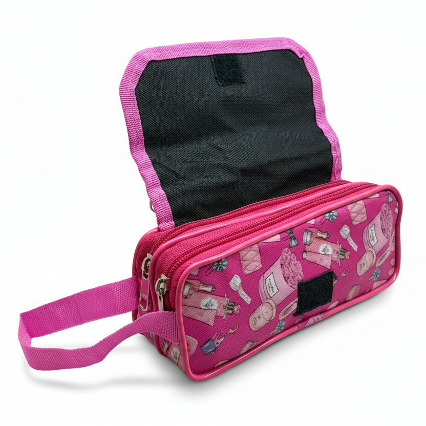 BATUTA HUB Large Size Pencil Case Holder Pouch Pen Bag Marker Stationary Pouch Case 3 Zipper Stationery Case Pen Holde Pencil Pouch