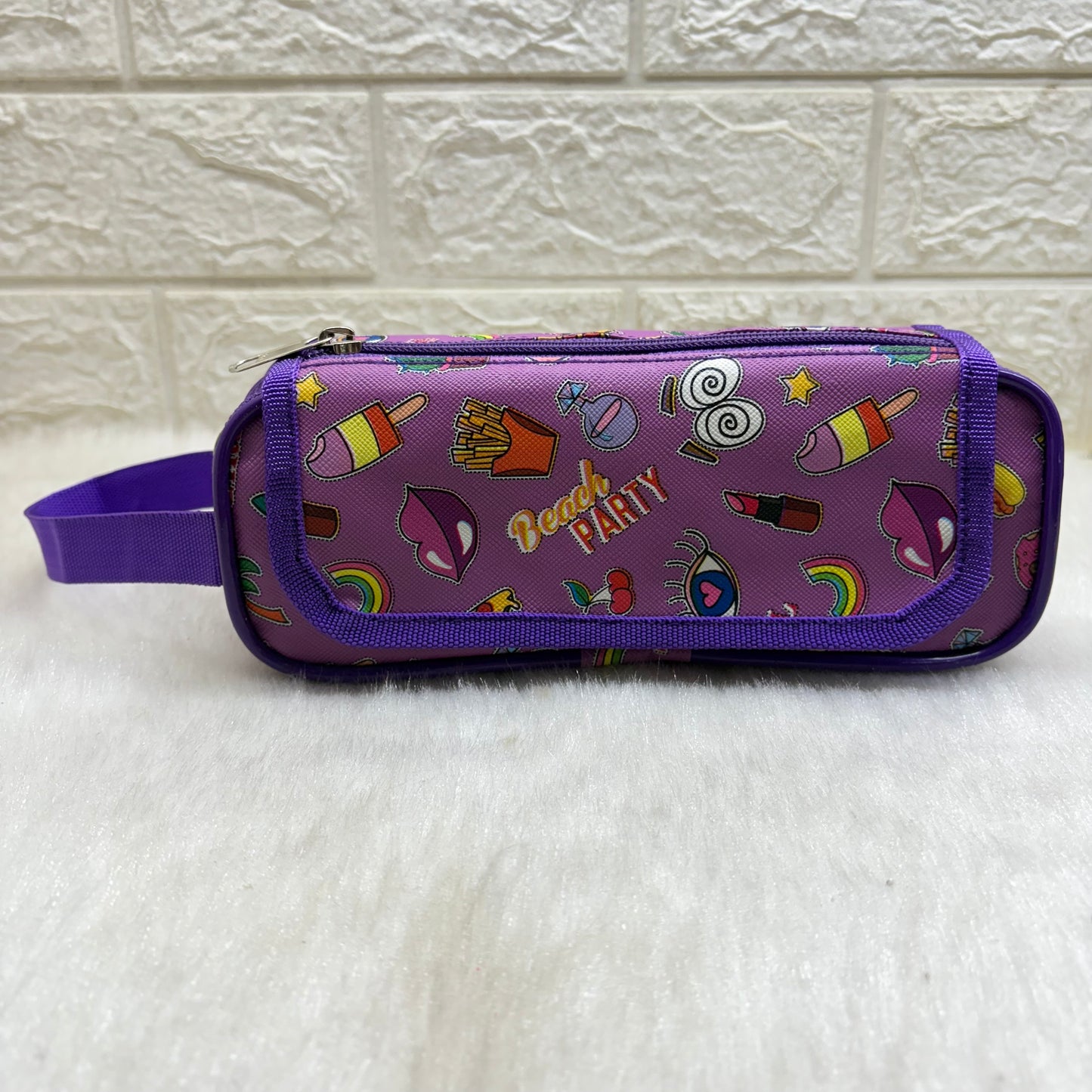 BATUTA HUB Large Size Pencil Case Holder Pouch Pen Bag Marker Stationary Pouch Case 3 Zipper Stationery Case Pen Holde Pencil Pouch