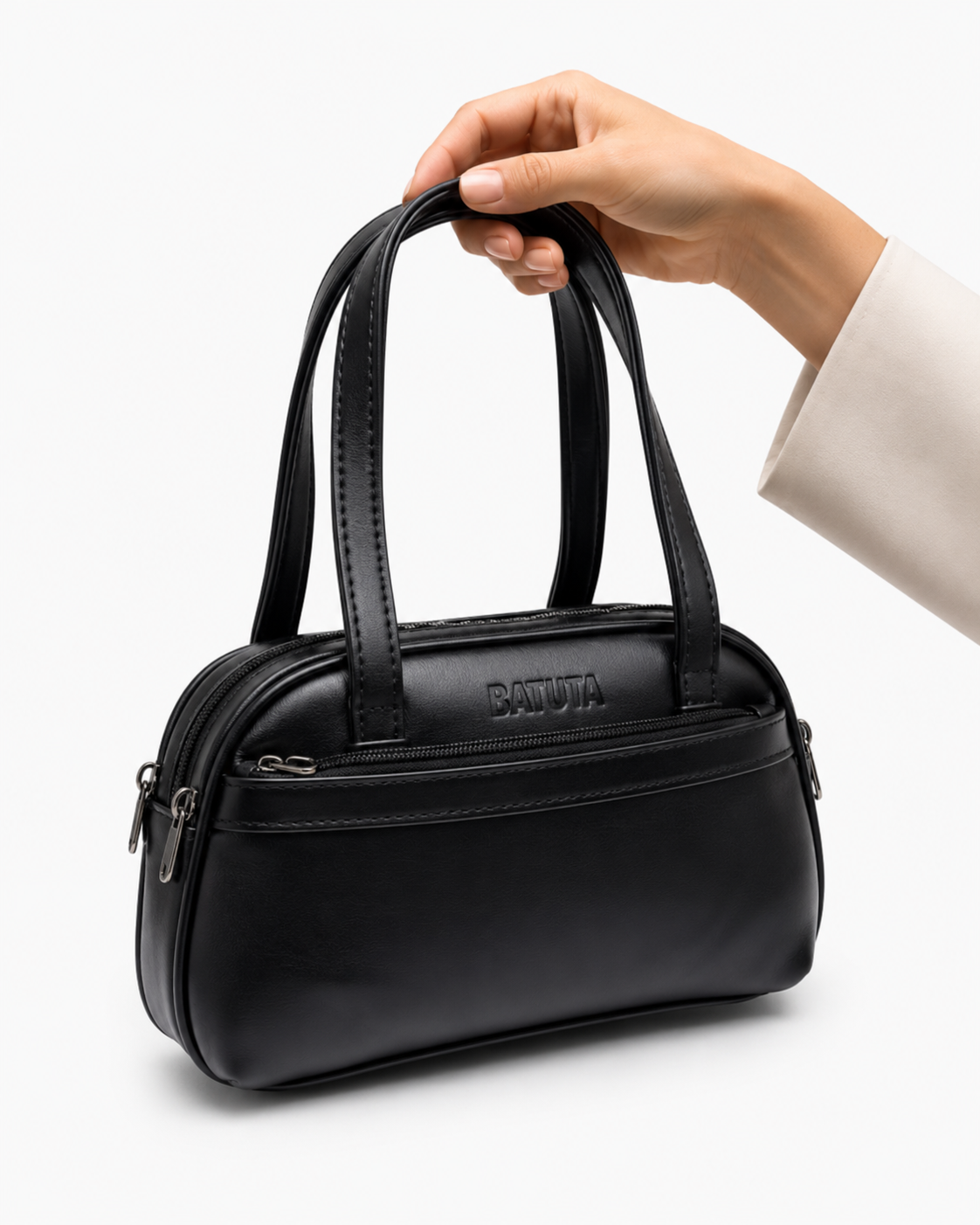 BATUTA HUB  Small Hand Bag for Women, PU Leather, Stylish and Lightweight, Top Hand Held Bag