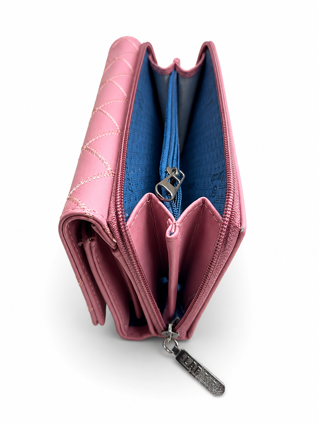 BATUTA Women’s Long Wallet | PU Leather Clutch Wallet for Women | 2 Zip | Multiple Card Slots | Cash & Mobile Holder
