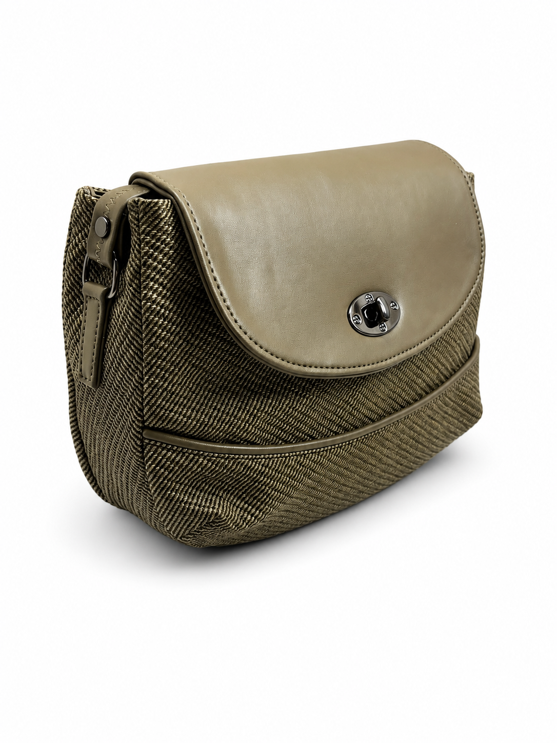 Women’s Stylish Textured Sling Bag | Crossbody Shoulder Bag with Magnetic Flap Closure | Multi-Compartment Everyday Handbag