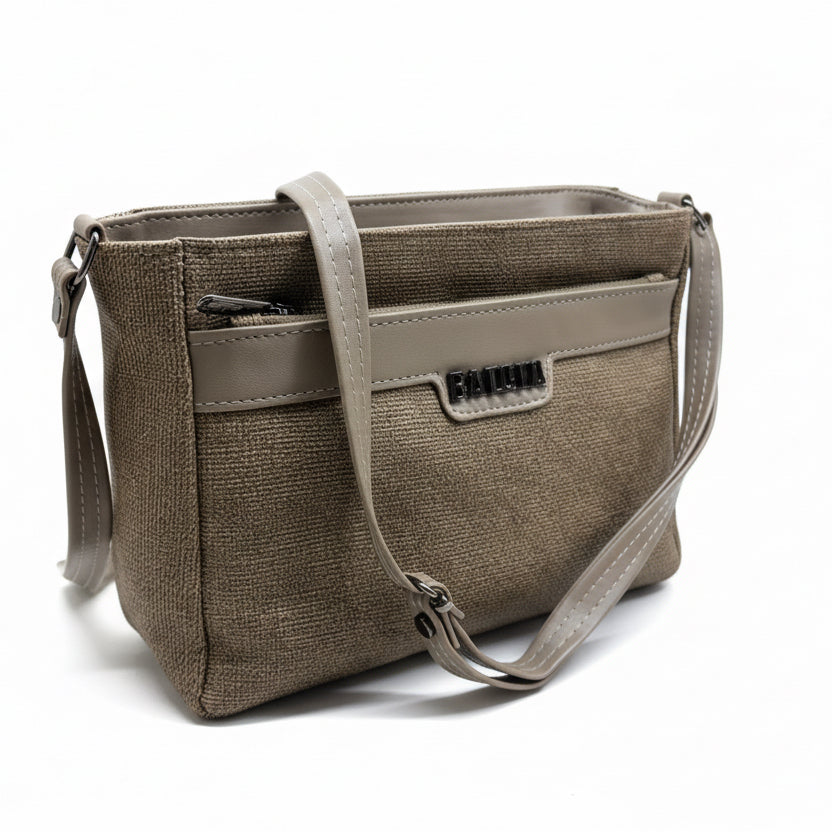 BATUTA HUB Women Crossbody Sling Bag | Premium PU Leather Small Side Bag for Girls & Ladies | Adjustable Strap | Multiple Zipper Pockets | Lightweight Daily Use Purse