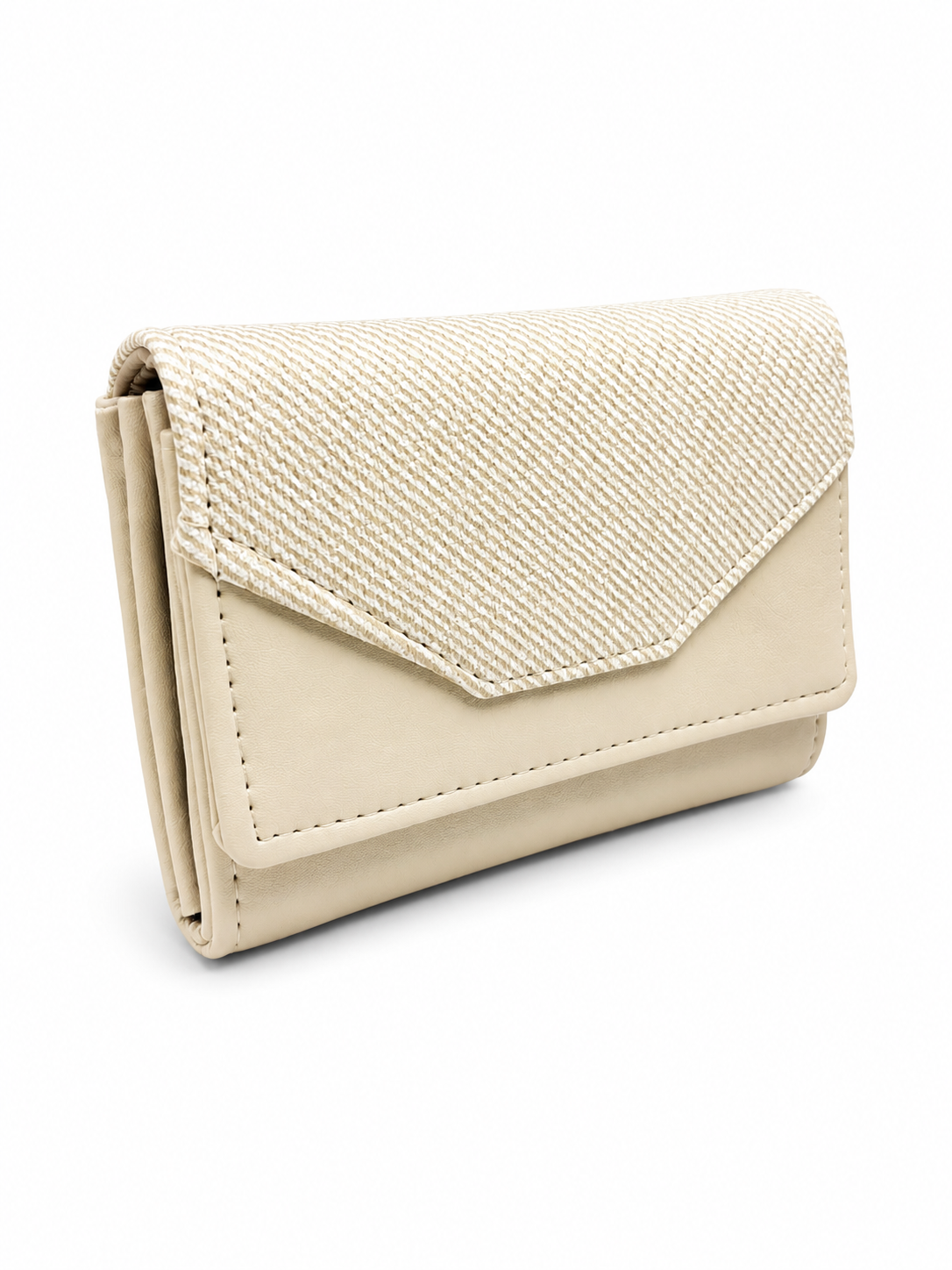 BATUTA Women Bi-Fold PU Leather Wallet | Card Holder | Coin Pocket | Compact Ladies Wallet | Olive Grey
