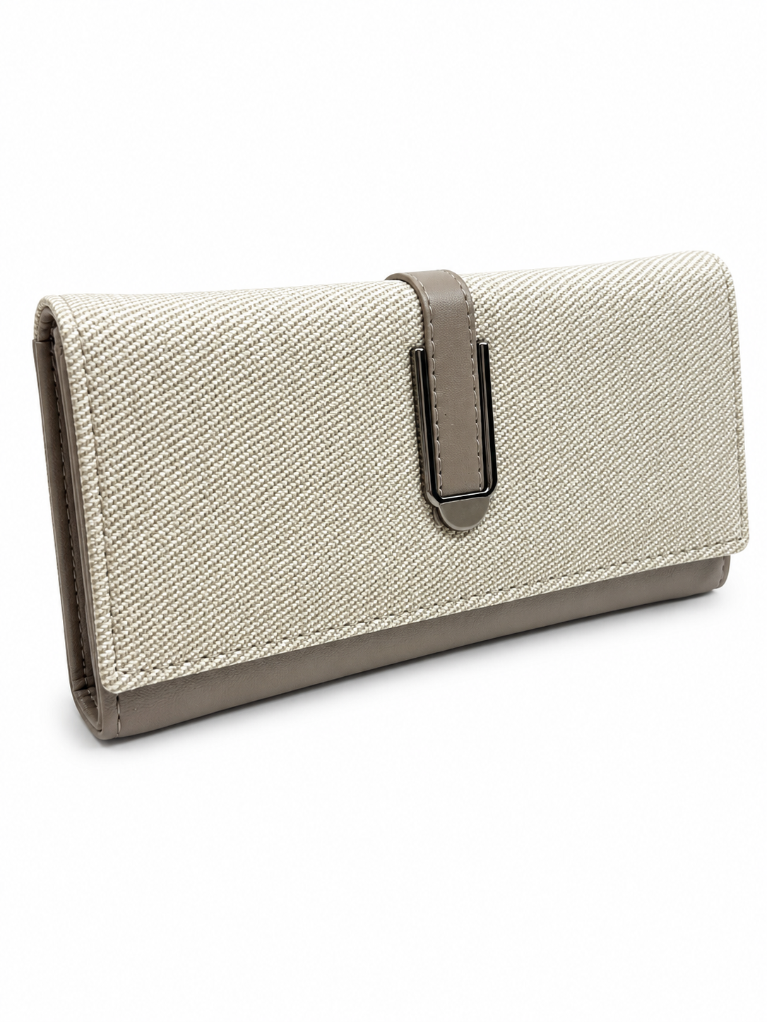 BATUTA HUB Women’s Premium Textured Leatherette Clutch Wallet | Long Ladies Purse with Multiple Card Slots, Zip Pocket & Magnetic Closure | Stylish Wallet for Women