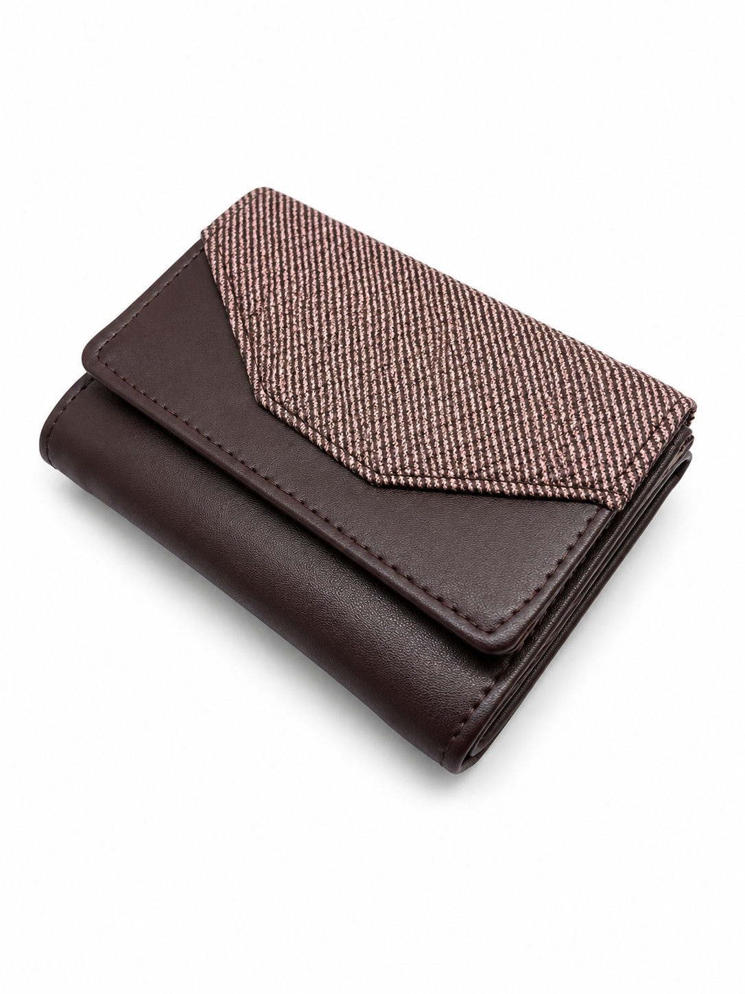 BATUTA Women Bi-Fold PU Leather Wallet | Card Holder | Coin Pocket | Compact Ladies Wallet | Olive Grey