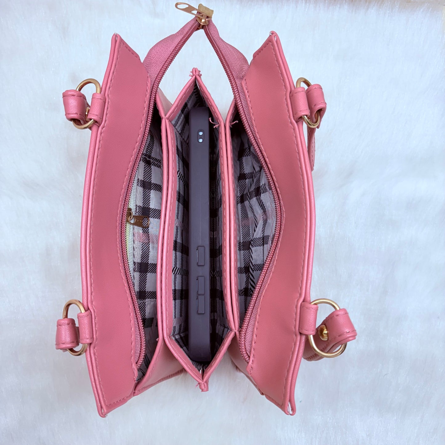 BATUTA Luxury Leather Large Capacity Bag for Women – Stylish PU Leather Satchel Handbag with Multiple Pockets Perfect Travel Bag for Women and Girls