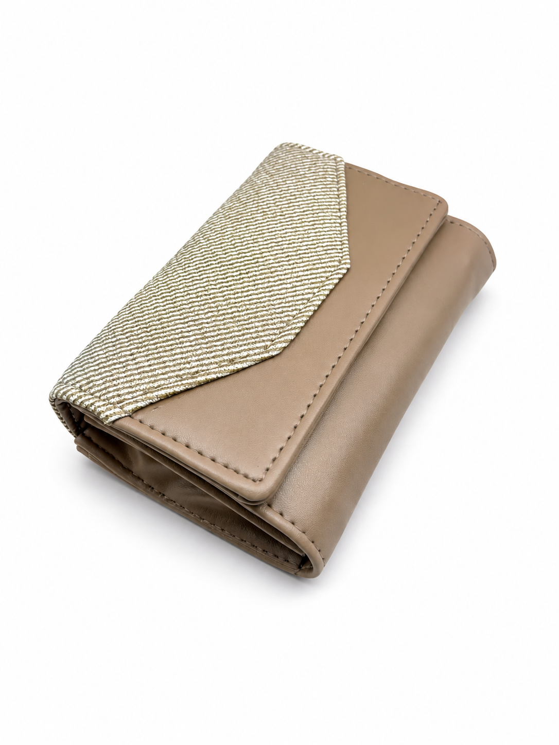 BATUTA Women Bi-Fold PU Leather Wallet | Card Holder | Coin Pocket | Compact Ladies Wallet | Olive Grey