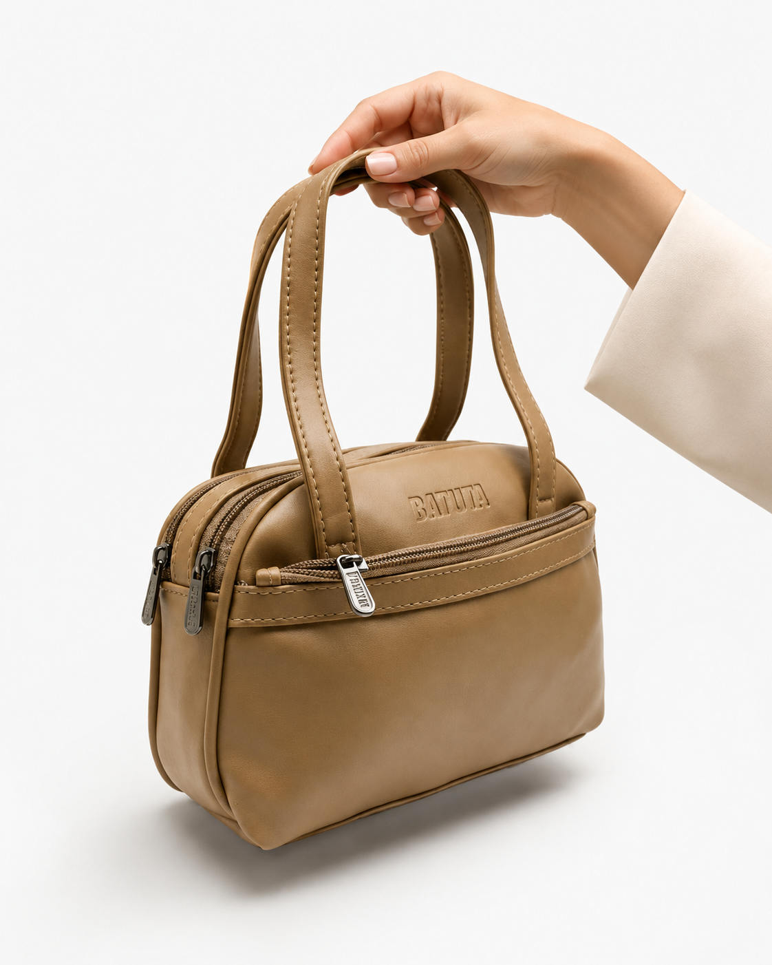 BATUTA HUB  Small Hand Bag for Women, PU Leather, Stylish and Lightweight, Top Hand Held Bag