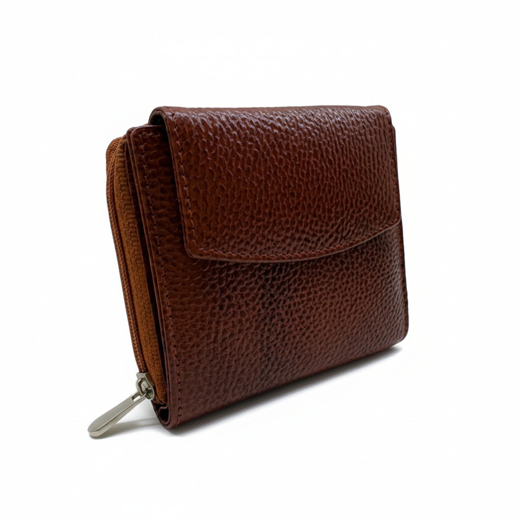 BATUTA Genuine Leather Ladies Wallet for Woman with 8 Card Slots - Clutch Purse for Girl, Wallet for  Ladies Stylish, Ladies Purse for Women Wallet,