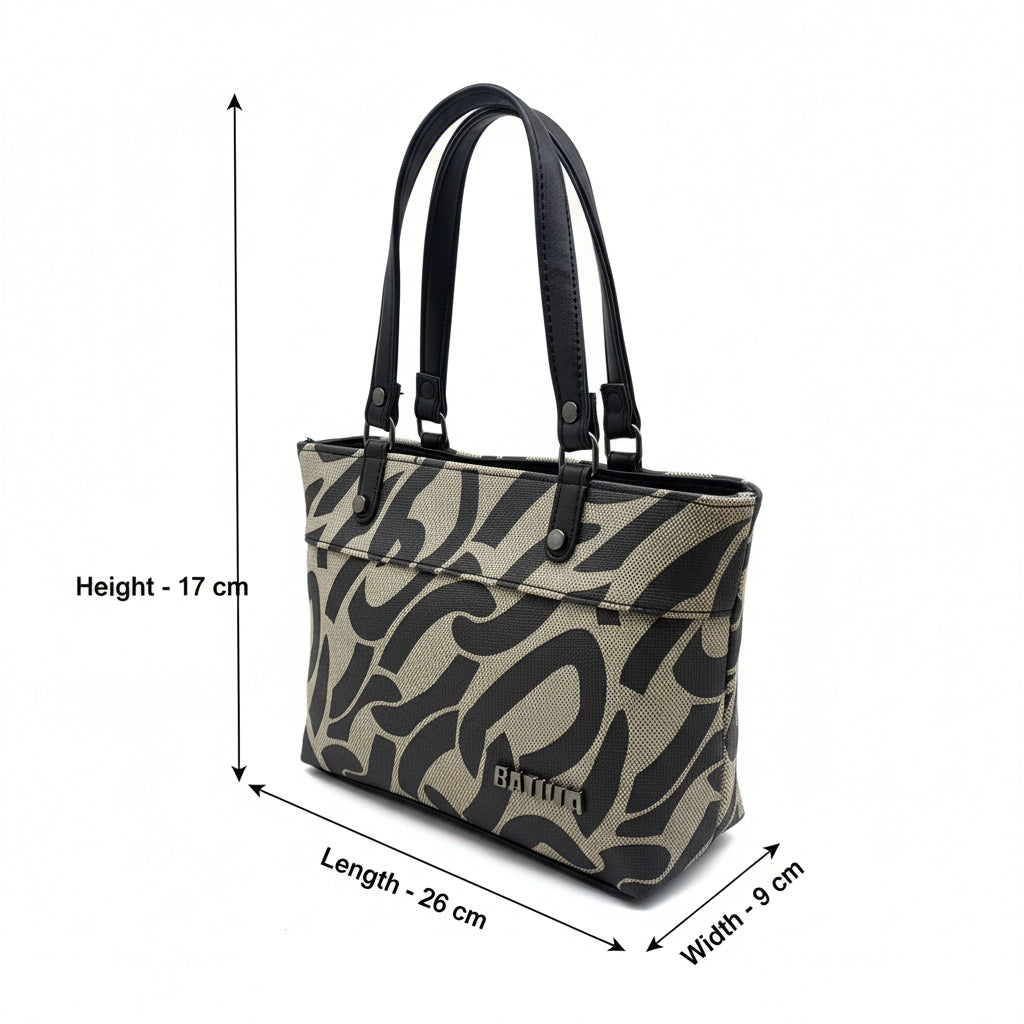 BATUTA HUB Small Hand Bag for Women, PU Leather, Stylish and Lightweight, Top Hand Held Bag