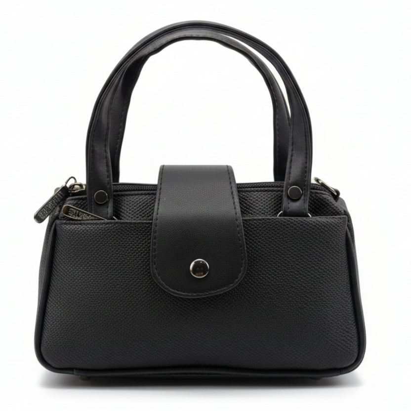 Women Mini Handbag with Sling Strap | Small Stylish Hand Carry Bag | Multi Compartment