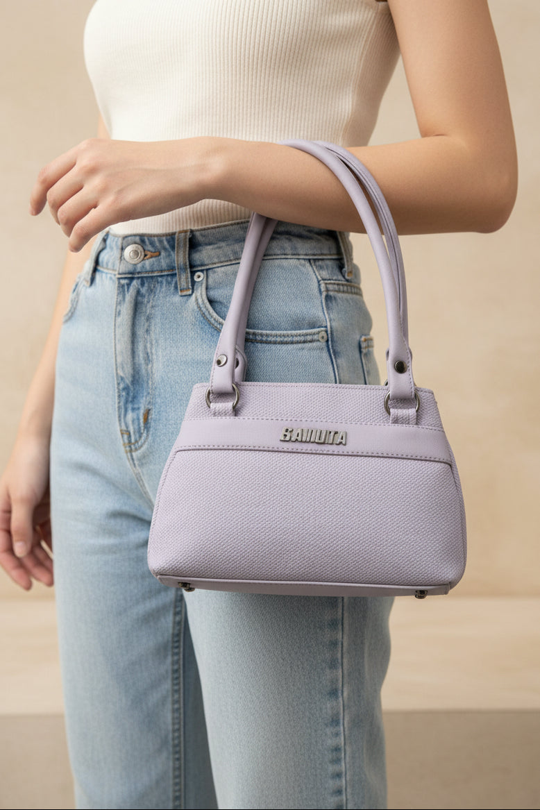 BATUTA HUB Small Hand Bag for Women, PU Leather, Stylish and Lightweight, Top Hand Held Bag