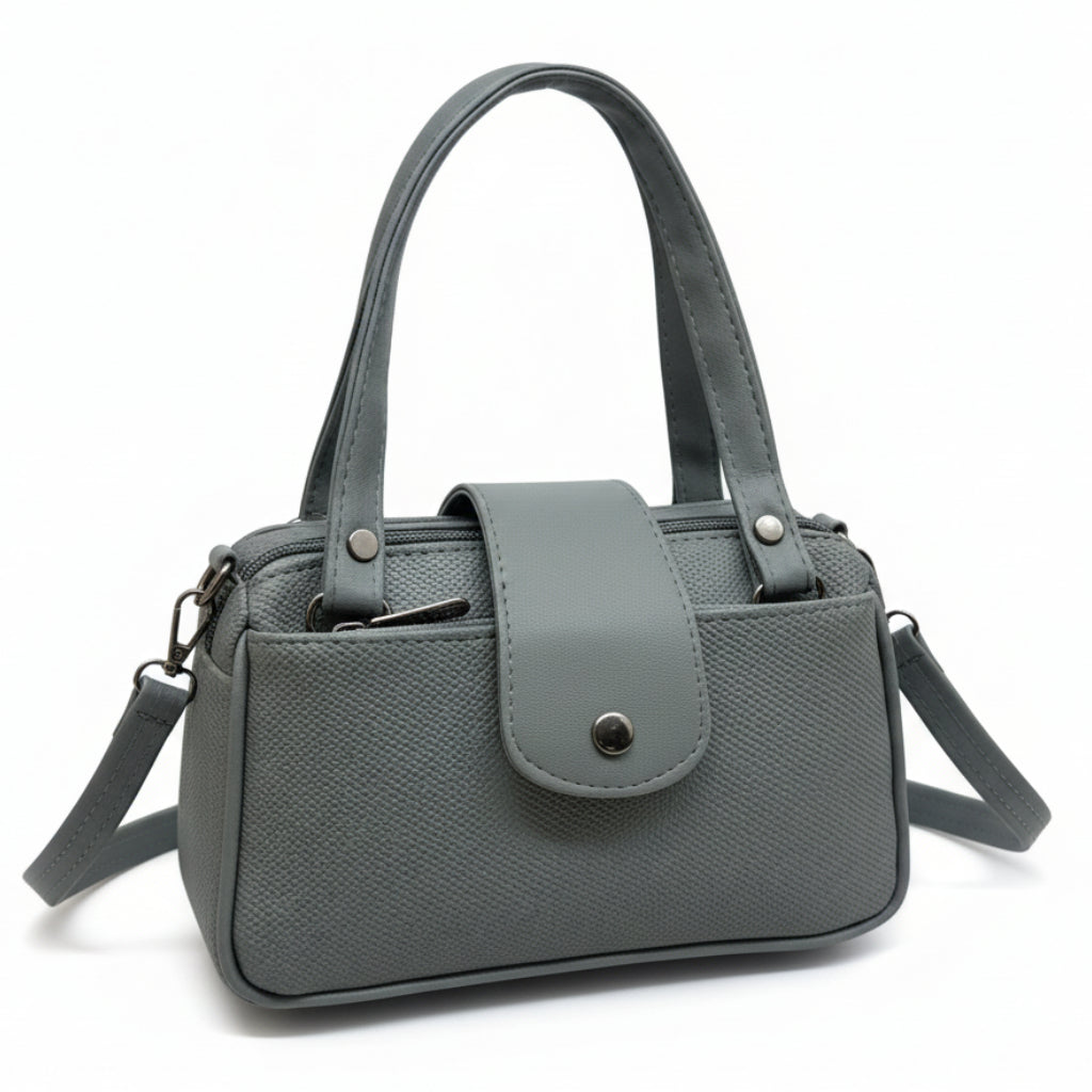 Women Mini Handbag with Sling Strap | Small Stylish Hand Carry Bag | Multi Compartment