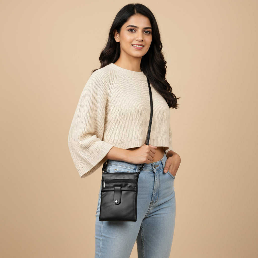 BATUTA Cross Body Mobile Bag for Women: Small Phone Purse Stylish Gift Pouch - Ideal for Girls and Ladies