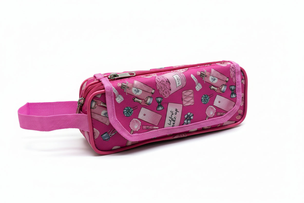 BATUTA HUB Large Size Pencil Case Holder Pouch Pen Bag Marker Stationary Pouch Case 3 Zipper Stationery Case Pen Holde Pencil Pouch