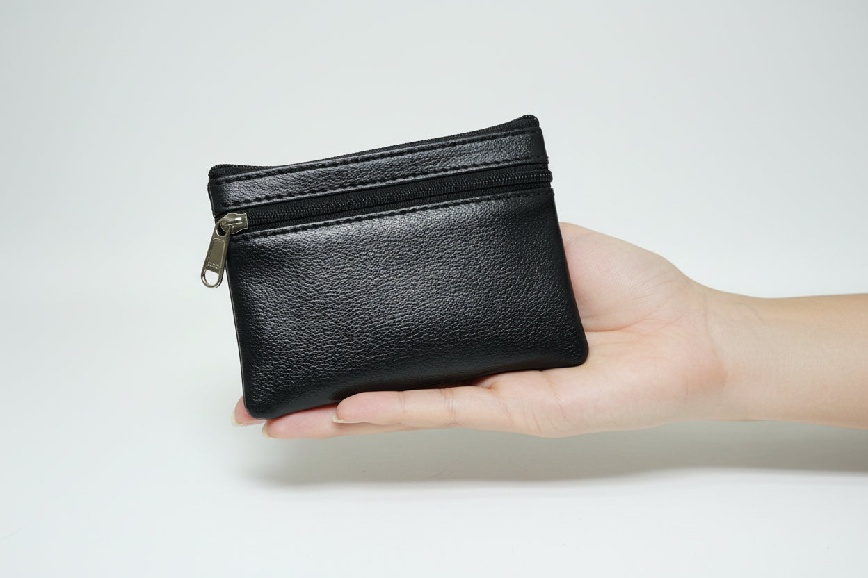 Coin Purse PU Leather Organiser Card Holder Pouch Case Wallets Blouse Purse for Women and Girls Pack of one