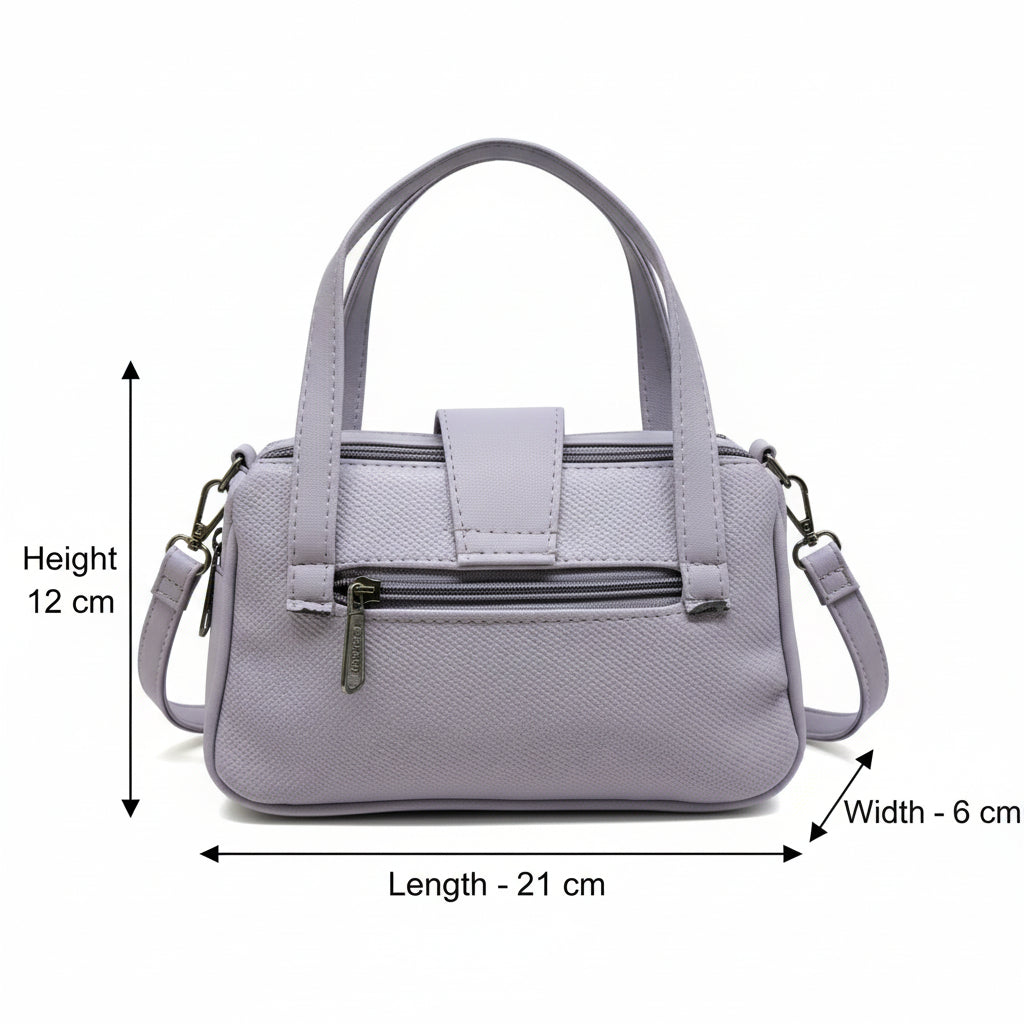 Women Mini Handbag with Sling Strap | Small Stylish Hand Carry Bag | Multi Compartment