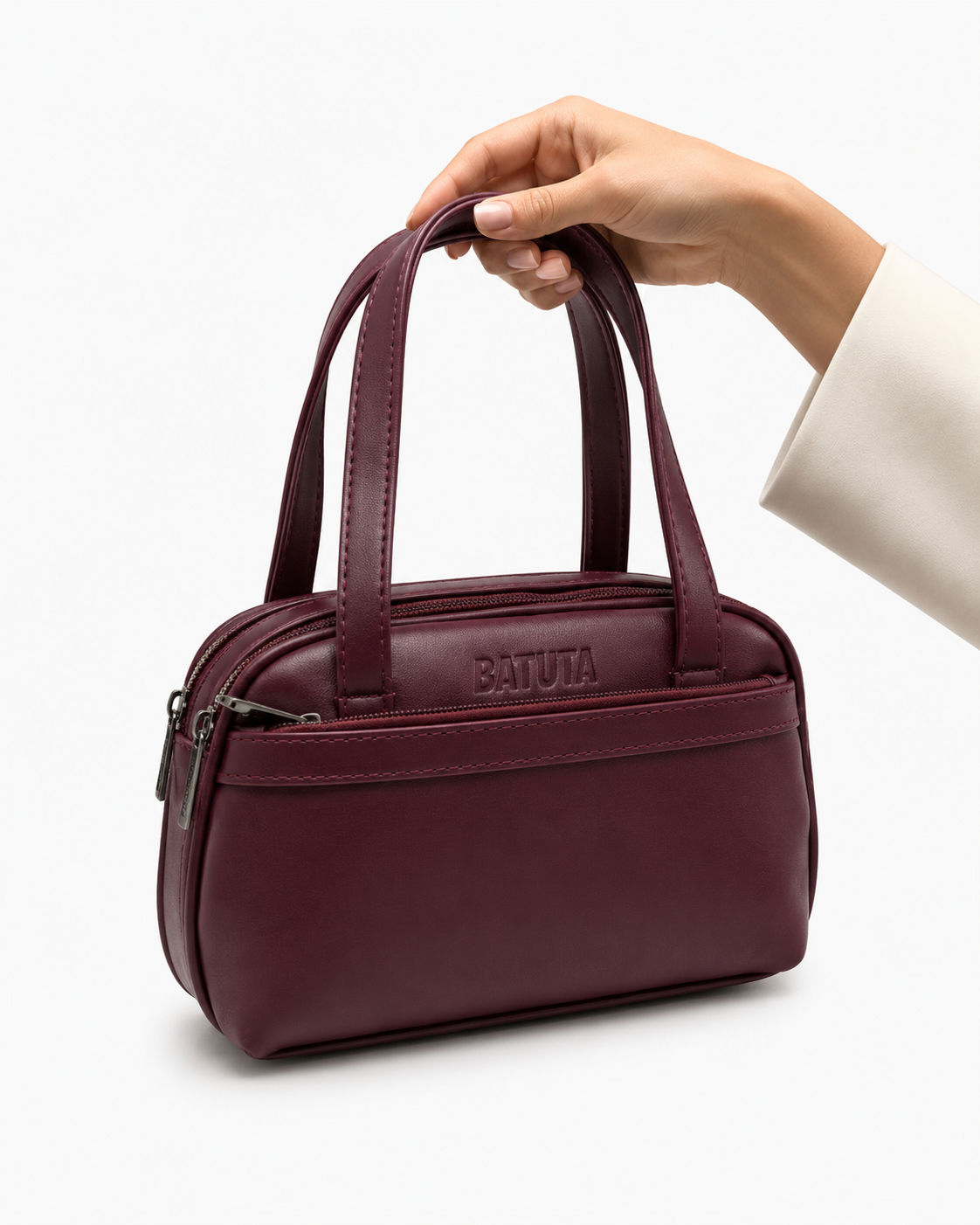 BATUTA HUB  Small Hand Bag for Women, PU Leather, Stylish and Lightweight, Top Hand Held Bag