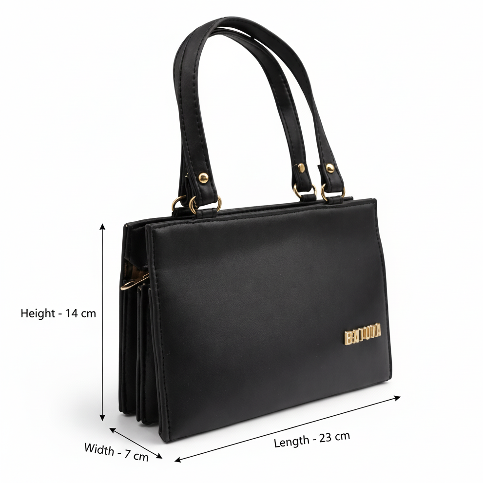 BATUTA HUB Luxury Leather Large Capacity Bag for Women – Stylish PU Leather Satchel Handbag with Multiple Pockets Perfect Travel Bag for Women and Girls