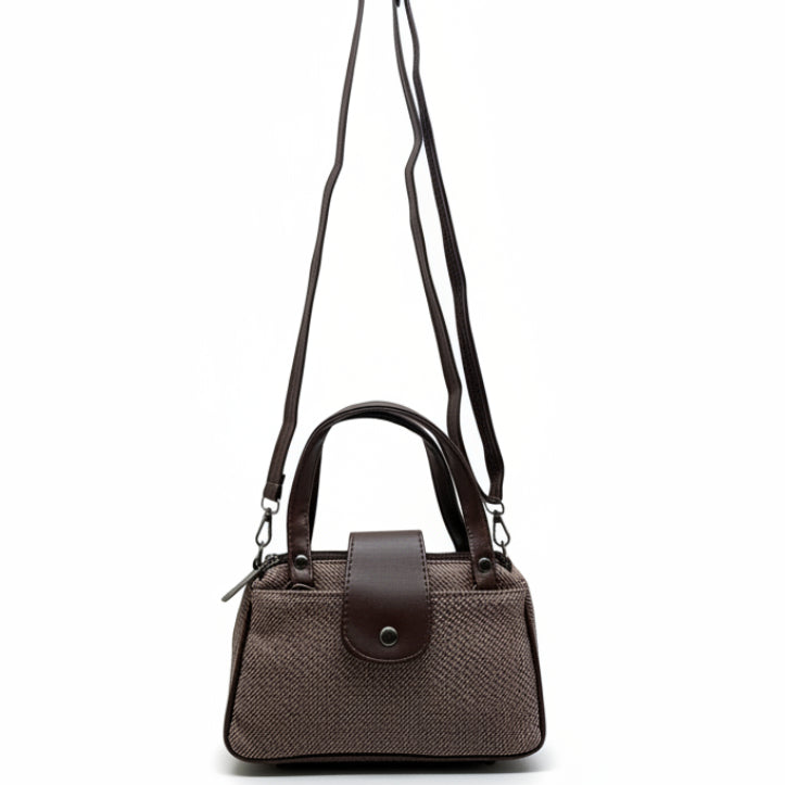 Women Mini Handbag with Sling Strap | Small Stylish Hand Carry Bag | Multi Compartment