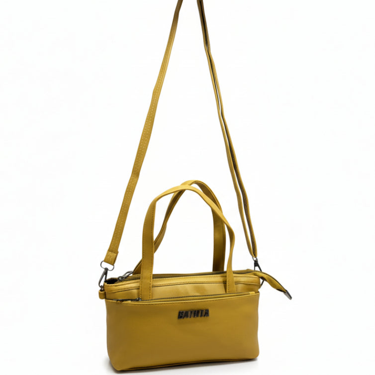 Women Mini Handbag with Sling Strap | Small Stylish Hand Carry Bag | Multi Compartment
