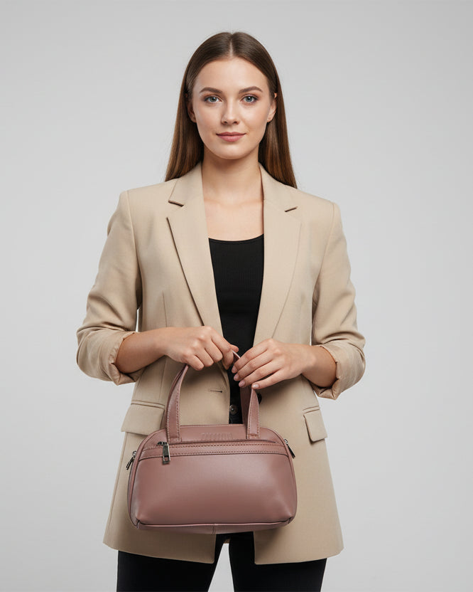 BATUTA Small Hand Bag for Women, PU Leather, Stylish and Lightweight, Top Hand Held Bag