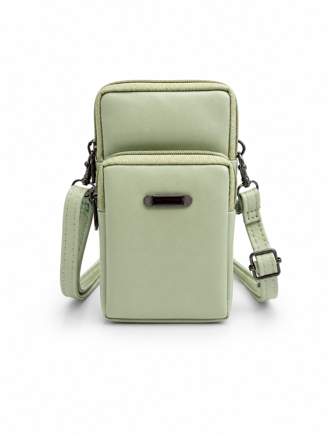 BATUTA HUB Women’s Mobile Sling Bag | Multi Pocket Crossbody Bag | 3 Zip Compartments | Adjustable Shoulder Strap Compact Travel Organizer Purse for Daily Use