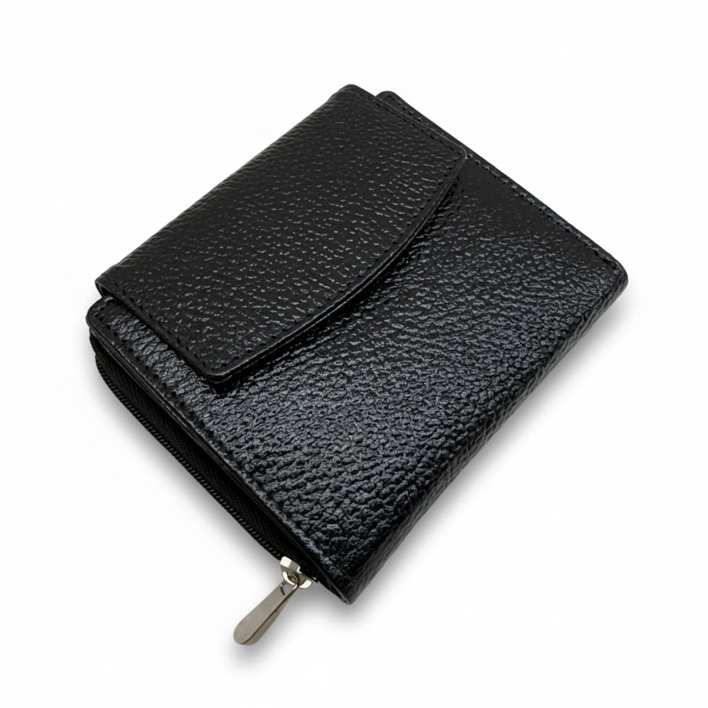 BATUTA Genuine Leather Ladies Wallet for Woman with 8 Card Slots - Clutch Purse for Girl, Wallet for  Ladies Stylish, Ladies Purse for Women Wallet,