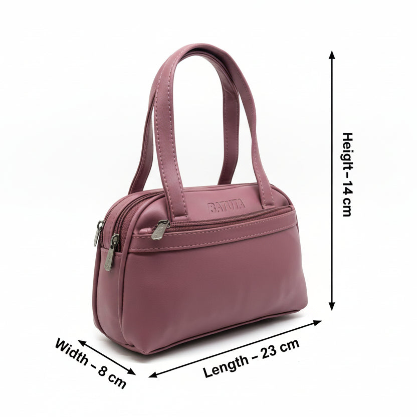 BATUTA Small Hand Bag for Women, PU Leather, Stylish and Lightweight, Top Hand Held Bag